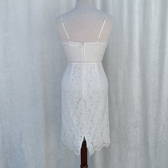 ASTR the Label White Spaghetti Strap Lace Dress - Picture 7 of 15